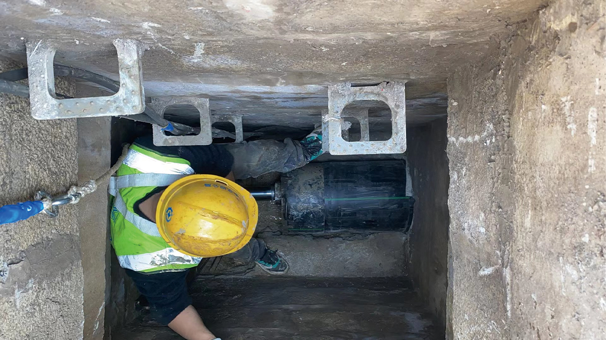 五湖渔场HDPE短管内衬法